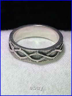 Retired James Avery 925 Crown of Thorns Ring Sz 12