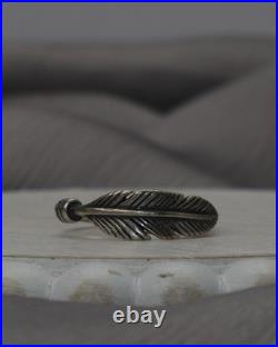 Retired James Avery 925 Delicate Feather Ring 2G / Sz 5.5