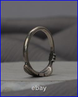 Retired James Avery 925 Delicate Feather Ring 2G / Sz 5.5