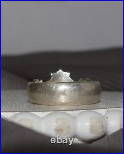 Retired James Avery 925 Heart Crown Claddagh Ring 6.39G / Sz 9