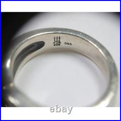 Retired James Avery 925 Silver 14K Gold 7.9g Size 7.5 Enduring Bond Ring 56452K