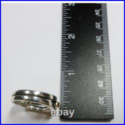 Retired James Avery 925 Silver 14K Gold 7.9g Size 7.5 Enduring Bond Ring 56452K