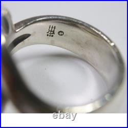 Retired James Avery 925 Silver 7g Sz 5.5 Swirl Scroll Circle Ring #55495K