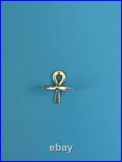 Retired James Avery 925 Sterling Silver Ankh Cross Ring Size 3.25 or 3 1/4 RARE Retired James Avery 925 Sterling Silver Ankh Cross Ring Size 3.25 or 3 1/4 RARE