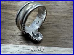 Retired James Avery 925 Sterling Silver Beaded Bypass Paisley Ring Sz8 L1685