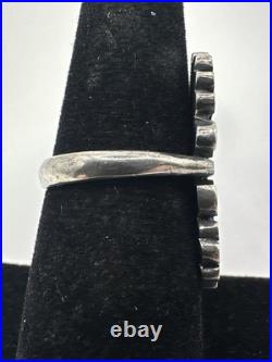 Retired James Avery 925 Sterling Silver Wheat Sheaf Harvest Ring Size 7