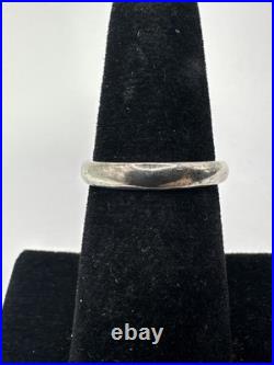Retired James Avery 925 Sterling Silver Wheat Sheaf Harvest Ring Size 7