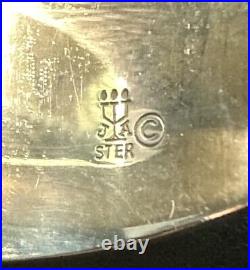 Retired James Avery Alpha Omega Ring IOB Size 12 Sterling Silver 8g