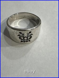 Retired James Avery Alpha and Omega Ring Size 10.5
