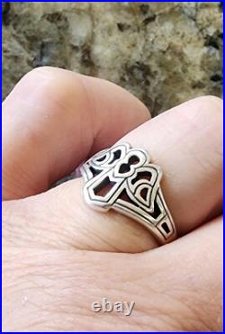 Retired James Avery Angel Ring Size 6.5 Sterling Silver