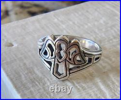Retired James Avery Angel Ring Size 6.5 Sterling Silver