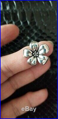 Retired James Avery April Showers Flower Ring size 5.5
