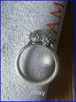 Retired James Avery Armadillo Stacking Ring Size 6.5 very cute