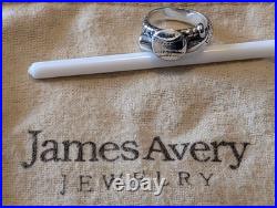 Retired James Avery Baseball Ring Size 7