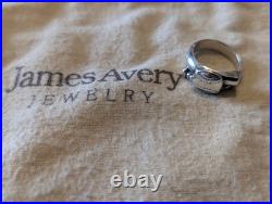 Retired James Avery Baseball Ring Size 7