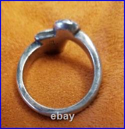Retired James Avery Basketball Ring Sterling Silver Size 7.5