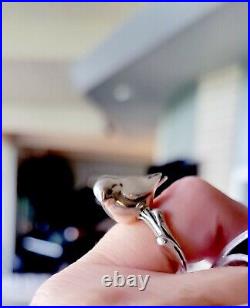 Retired James Avery Bird on a Branch Sterling Silver Ring PRETTY