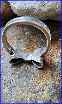 Retired James Avery Bow Ring Size 6 Sterling Silver