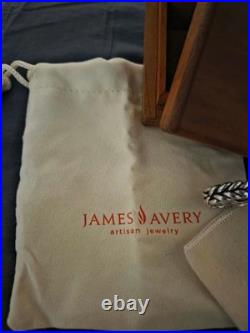 Retired James Avery Braided Woven, Heavy Engraveable Ring 8mm, sz10, 16grams