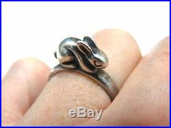Retired James Avery Bunny Rabbit Cottontail Ring 3-D So CUTE! Sz 6.5