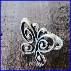 Retired James Avery Butterfly Ring Size 6.5