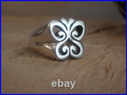 Retired James Avery Butterfly Ring Size 6.5 Sterling Silver Beautiful