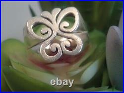Retired James Avery Butterfly Ring Size 6.5 Sterling Silver Beautiful