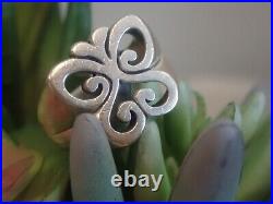 Retired James Avery Butterfly Ring Size 6.5 Sterling Silver Beautiful