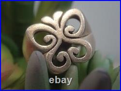 Retired James Avery Butterfly Ring Size 6.5 Sterling Silver Beautiful