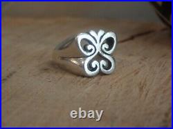 Retired James Avery Butterfly Ring Size 6.5 Sterling Silver Beautiful