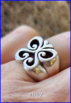 Retired James Avery Butterfly Ring Size 6 Sterling Silver, Vintage NEAT Piece