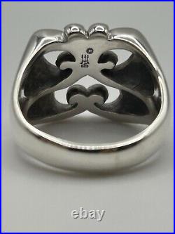 Retired James Avery Butterfly Ring Size 8 Sterling Silver Free shipping 8.8grams