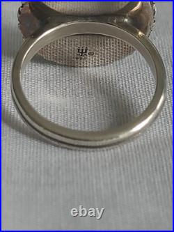 Retired James Avery Cameo Elephant Sterling Silver Ring