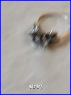 Retired James Avery Christmas Flower Ring Size 8. 75