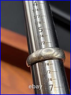 Retired James Avery Circle Swirl Ring Size 6 Sterling Silver