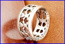 Retired James Avery Continuous Teddy Bear Eternity Ring