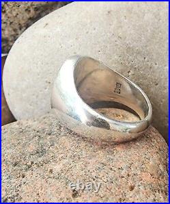 Retired James Avery Cross Center Seminary Ring Size 6.5 Unisex