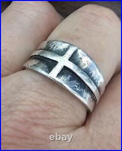 Retired James Avery Cross Ring Size 10.5 Sterling Silver