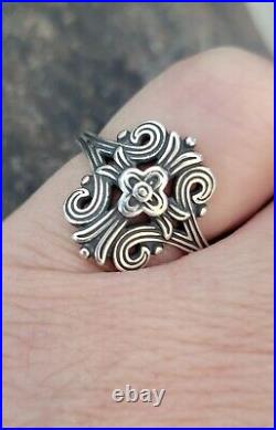 Retired James Avery Cross Tracery Ring Size 6