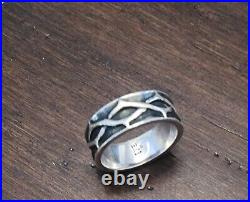 Retired James Avery Crown Of Thorns Ring Size 6.5