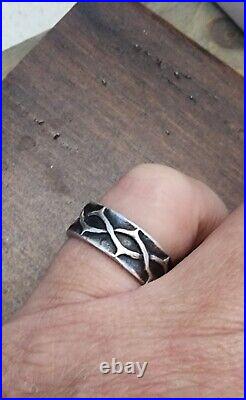 Retired James Avery Crown Of Thorns Ring Size 6.5