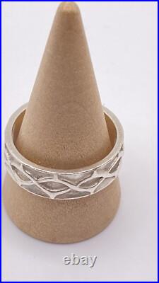 Retired James Avery Crown of Thorns Ring 6g