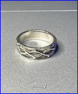 Retired James Avery Crown of Thorns Ring Size 7.5