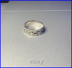 Retired James Avery Crown of Thorns Ring Size 7.5