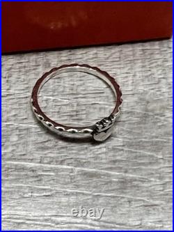Retired James Avery Crowned Heart ring 925 Sterling silver Size 8 pre-owned Retired James Avery Crowned Heart ring 925 Sterling silver Size 8 pre-owned