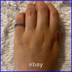 Retired James Avery Delicate Blossom Ring Flowers Band Sterling Silver