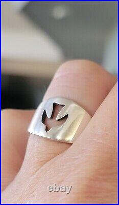 Retired James Avery Descending Dove Ring Size 7 Neat Piece