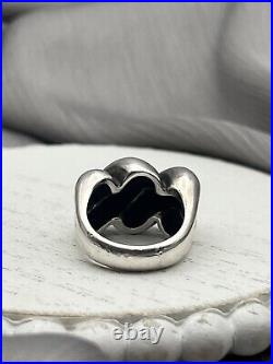 Retired James Avery Designer Very Rare Wide Version Ribbed Dome Ring Sz 6