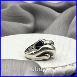 Retired James Avery Designer Very Rare Wide Version Ribbed Dome Ring Sz 7