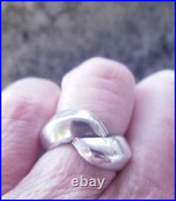 Retired James Avery Dimensional Overlap Dome Ring So PRETTY